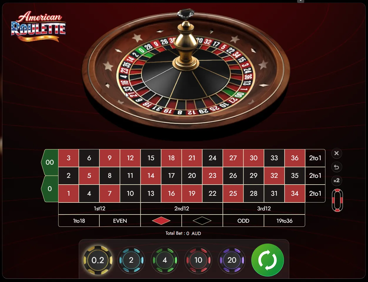 Galaxsys american roulette